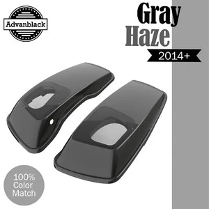 Cubierta de audio para tapas de altavoces de alforja de 6x9" se adapta a Harley Touring 2014 + Gray Haze - Imagen 1 de 7