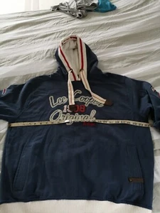 Lee Cooper Mens Hoodie, M, Blue, BNWOT, heavyweight with two pockets - Picture 1 of 13