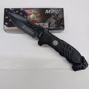 Knife MTECH USMC SPRING ASSISTED 8.75" M-A1023BK - Picture 1 of 5