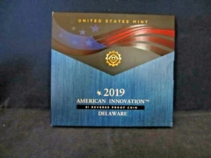 2019 S ANNIE JUMP INNOVATION-DOLLAR REVERSE MIRROR PROOF DELAWARE BOX & COA - Picture 1 of 5