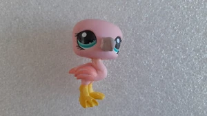 Figurine LITTLEST PETSHOP : OISEAU FLAMANT ROSE #1023 (pink flamingo bird) - Imagen 1 de 3