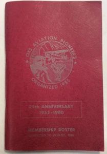 OX5 Aviation Pioneers 25th Aniversary Membership Roster Book Corrected 1980 - Picture 1 of 12
