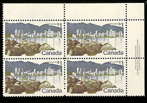 Canada - #600 - Upper Right Plate Block - Plate 1 - Mint Never Hinged - Picture 1 of 1