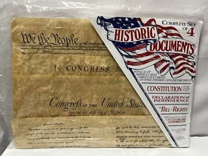 Complete Set of 4 American Historical Documents - Replicas New Sealed in Package - Picture 1 of 5