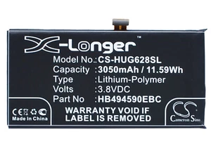 Batterie 3050mAh type HB494590EBC HB494590EBW pour Huawei Ascend G628, Honor 7 - Photo 1 sur 6
