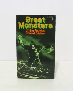 Great Monsters of the Movies by Edward Edelson Vtg Paperback 1974 Pocket Books - Imagen 1 de 6