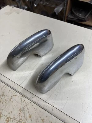 Pontiac Bonneville 1958 protectores de parachoques delanteros originales cromados par de parachoques diestro izquierdo Foto 1 de 4