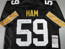 Jack Ham Pittsburgh Steelers Autograph Signed Custom Pro Style Jersey JSA
