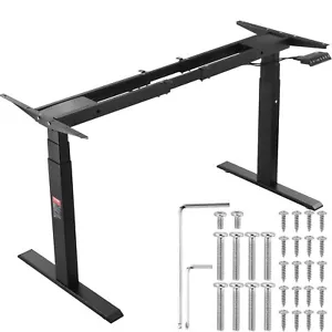 VEVOR Schreibtisch Gestell Tischgestell Doppelmotor höhenverstellbar 65-129cm - Bild 1 von 12