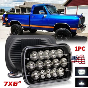 105W 7x6" 5x7" Led Headlight Hi/Lo H4 for Dodge D150 D250 W350 1981-1993 Trucks - Picture 1 of 11