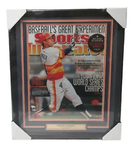 George Springer Signed Autographed 16x20 Photo Framed Astros SI Cover Fanatics - Picture 1 of 3