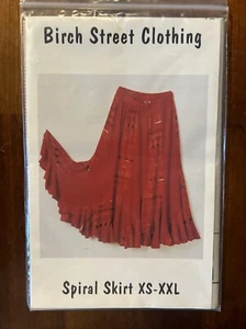 Spiral Skirt SP Birch Street Clothing Sewing Pattern Sizes XS-XXL Unused - Picture 1 of 2