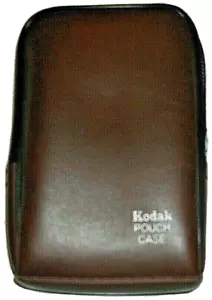 KODAK VINYL POUCH CASE - BROWN - VINTAGE - 6"X4"X1" - Picture 1 of 3