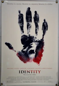 IDENTITY DS GEROLLTES ORIGINAL FILMPLAKAT MIT EINEM BLATT JOHN CUSACK (2003) - Bild 1 von 1