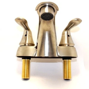 EZ-FLO 10377 Zweigriff Waschtischarmatur mit Pop-Up - Nickel gebürstet - Bild 1 von 9