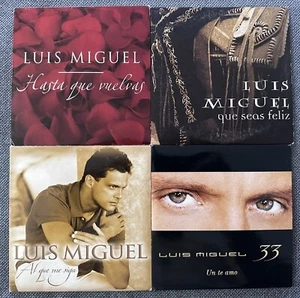 Luis Miguel - Coleccion 4 CD Singles Cartón (Hasta Que Vuelvas, Un Te Amo) - Picture 1 of 3
