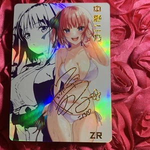 Nino Nakano The Quintessential Quintuplets Goddess ZR Portrait Waifu Card - Picture 1 of 4