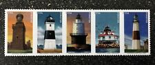 2021Usa #5621-5625 Forever - Mid Atlantic Lighthouses - Strip of 5 Mint