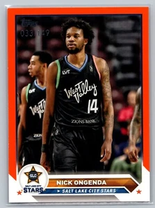 2023-24 Topps G-League - #76 Nick Ongenda (RC) Orange #/149 - Picture 1 of 2