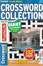 Lucky Seven Crossword Collection Puzzle Book Mag Issue 289, 132 Pages BRAND NEW