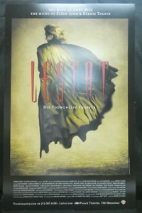 Lestat Die Young Live Forever Theater Broadway Window Card Poster 14" x 22" - Picture 1 of 6