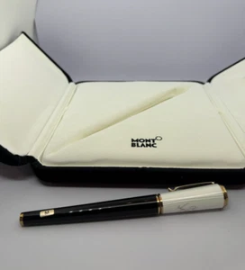 MONTBLANC LA DONNA "INGRID BERGMAN" DIVA EDITION FÜLLER FOUNTAIN PEN 18K.750 - Picture 1 of 10
