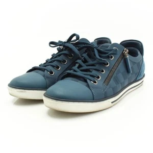Zapatillas para hombre Louis Vuitton con cremallera línea azul Damier talla 5 (24,5 cm) - Imagen 1 de 8