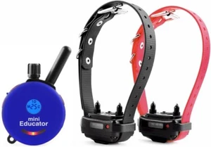 E-Collar ET-302 Mini Educador 2 Perros 1/2 Mi - AZUL LIBERACIÓN RÁPIDA - ¡CLIP CINTURÓN GRATIS! - Imagen 1 de 13