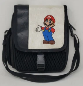 Black Super Mario Nintendo DS Carrying Case Travel Bag 2DS 3DS DS Lite DSi XL - Picture 1 of 12