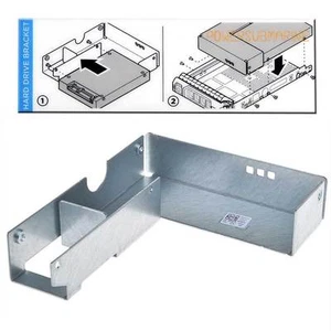 2pcs for Dell 9W8C4 3.5" to 2.5" Caddy Adapter F238F PowerEdge R410, R720, T620 - Afbeelding 1 van 9