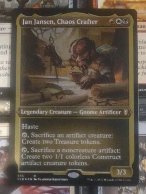 MTG Jan Jansen, Chaos Crafter VEHICLE TREASURE Commander EDH 100 Card Magic Deck - Image 1 of 4