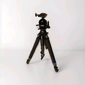 Manfrotto 055MF3 Carbon Fiber Tripod, w/ Foba Balla Balso Head, Tri-Pads, Sling. - Picture 1 of 6