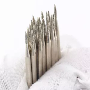 30Pcs 1.5 mm TORCH CYLINDER Tip Diamond Grinding Head Lapidary Tools for Stone - Picture 1 of 13