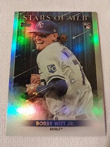 Tarjeta de novato 2022 Bobby Witt Jr Topps Update Stars of MLB RC #SMLB-82 KC Royals  - Imagen 1 de 2