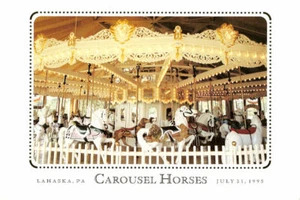 #2978a Cermony Program 32c Carousel Horses Stamps - Picture 1 of 2