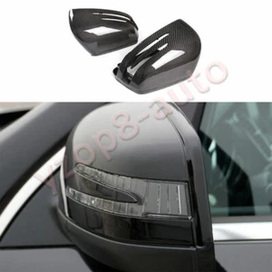For Benz G-Class 2013-2018 Dry Carbon Fiber Car Rearview Mirror Cover Replace 2X - Foto 1 di 5
