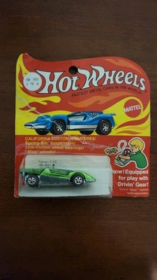 Hot Wheels Redline 1972 Ferrari 512S Light Green IN BLISTER *Ships In Protector* - Image 1 of 4