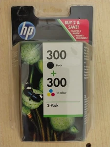 HP 300 Black and Tri-Colour Ink Cartridges 2-Pack HP CN637EE 301 - Zdjęcie 1 z 4