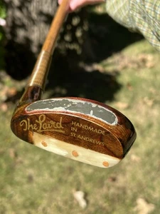St. Andrews The Laird Golf Putter Handmade Wooden Right-Handed Shaft - Picture 1 of 9