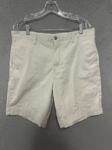 Polo Ralph Lauren Shorts Mens Size 36 White Chino Classic Fit Adult Cotton - Picture 1 of 6