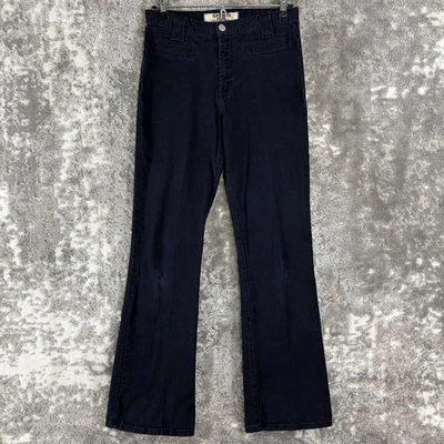 Jeans Paris Blues Junior Talla 7 Elastizados Acampanados Azul Marino Botón Cremallera Algodón Hechos en EE. UU. Foto 1 de 4