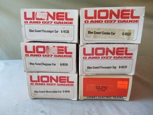 Lionel 6 Wagen Lot 9536 - 9540 & 19000 Blue Comet Personen Set mit OVP - Bild 1 von 14