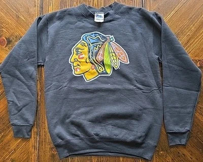 Sudadera Jugador Profesional Vintage Años 90 Juvenil 18-20 Chicago Blackhawks NHL Hockey EE. UU. Foto 1 de 4