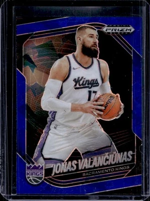 2024-25 Prizm Black Jonas Valanciunas Blue Ice Prizm #82/125 Kings - Image 1 of 2