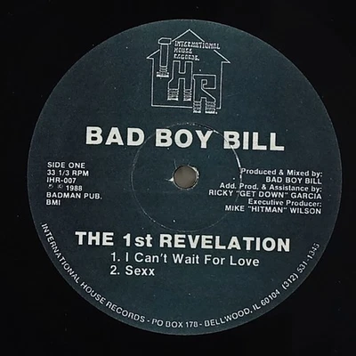 Bad Boy Bill "The 1st Revelation EP" 12" International House - Image 1 of 2