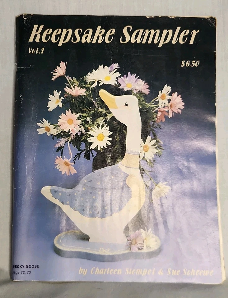 Keepsake Sampler  Volume 1  Vintage Tole Painting Pattern  Book Designs. 80s - Image 1 of 4