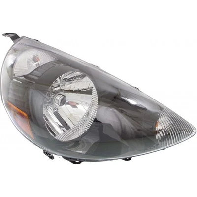 For Honda Fit Headlight Assembly 2007 2008 Passenger Side Black DOT HO2503131 Foto 1 de 4