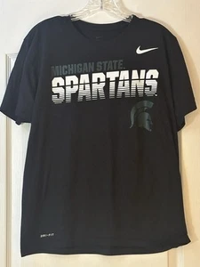 (Lot 2) Nike Michigan State Spartans Package, Adult Large Dri Fit Shirt+ Beanie. - Picture 1 of 6