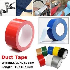 Cinta de tela autoadhesiva impermeable para conductos Gaffa Gaffer 10/18/25M 2/3/4/5/6 cm nueva - Imagen 1 de 11