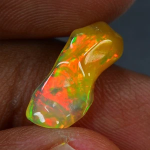 2.51Ct Fancy_Grand look 3D Rainbow Color Play Untreated Solid Welo Opal - Picture 1 of 1
